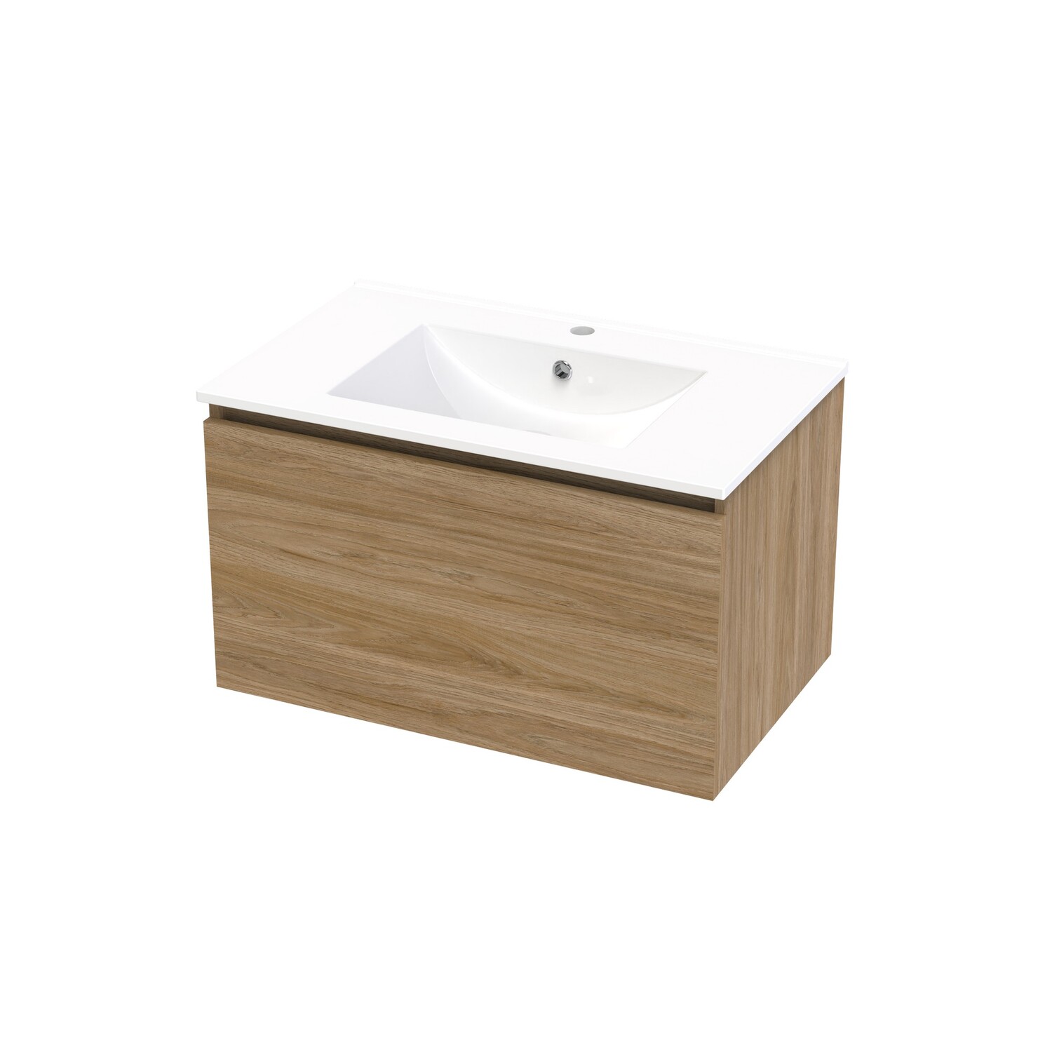 Single Drawer Wall Hung Vanity