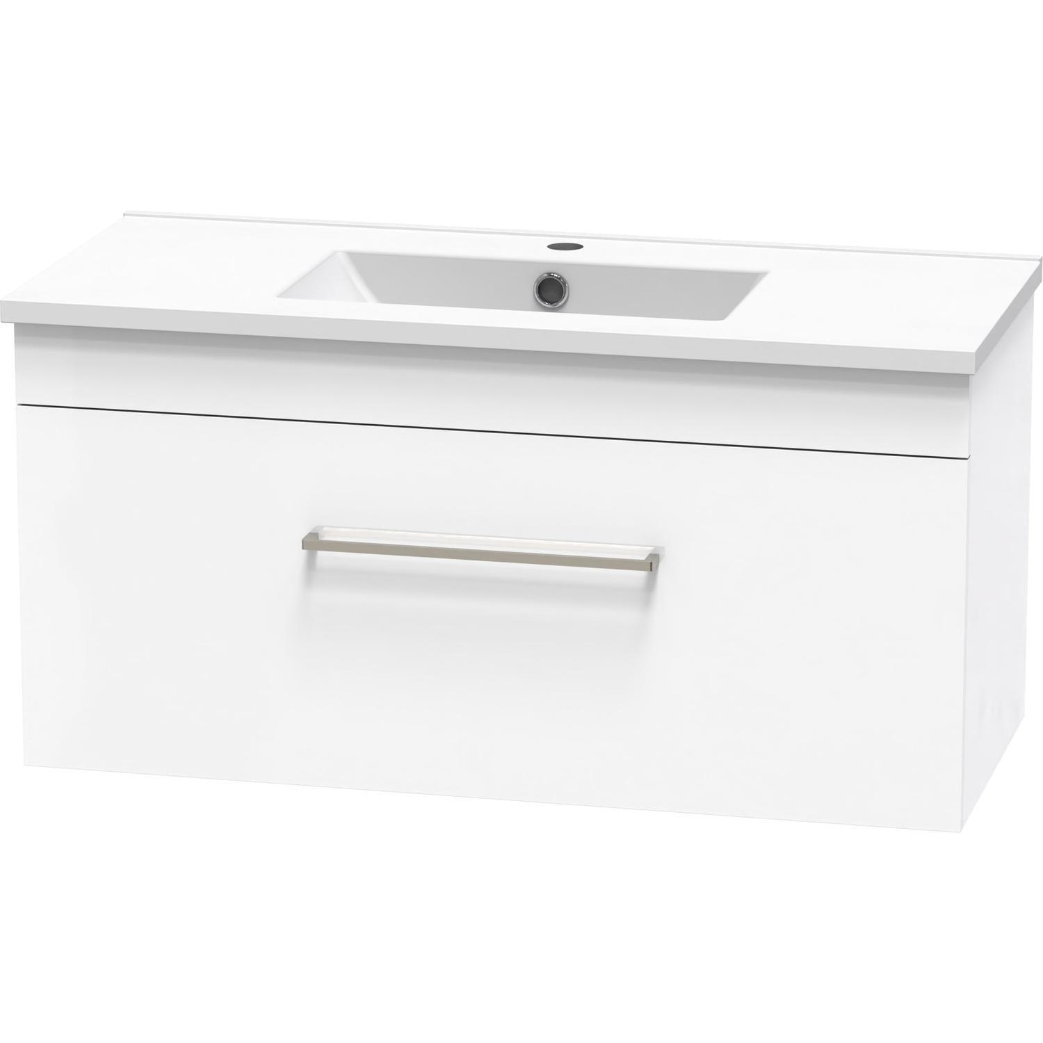 Single Drawer Wall Hung Vanity