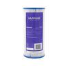10 Micron Jumbo Pleated Sediment Filter  4.5 x 10 inches White and Blue 115 x 250mm White