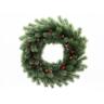 Garland Wreath with Lights 40cm