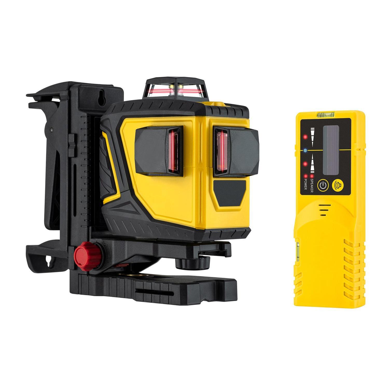 Red Beam 3D Multi-line Laser Level (Premium Kit)