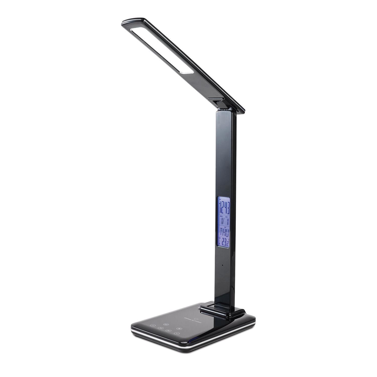 Flip Desk Lamp 15W Wireless Charging - Black