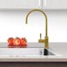 Gooseneck Water Filter Tap  Brushed Gold