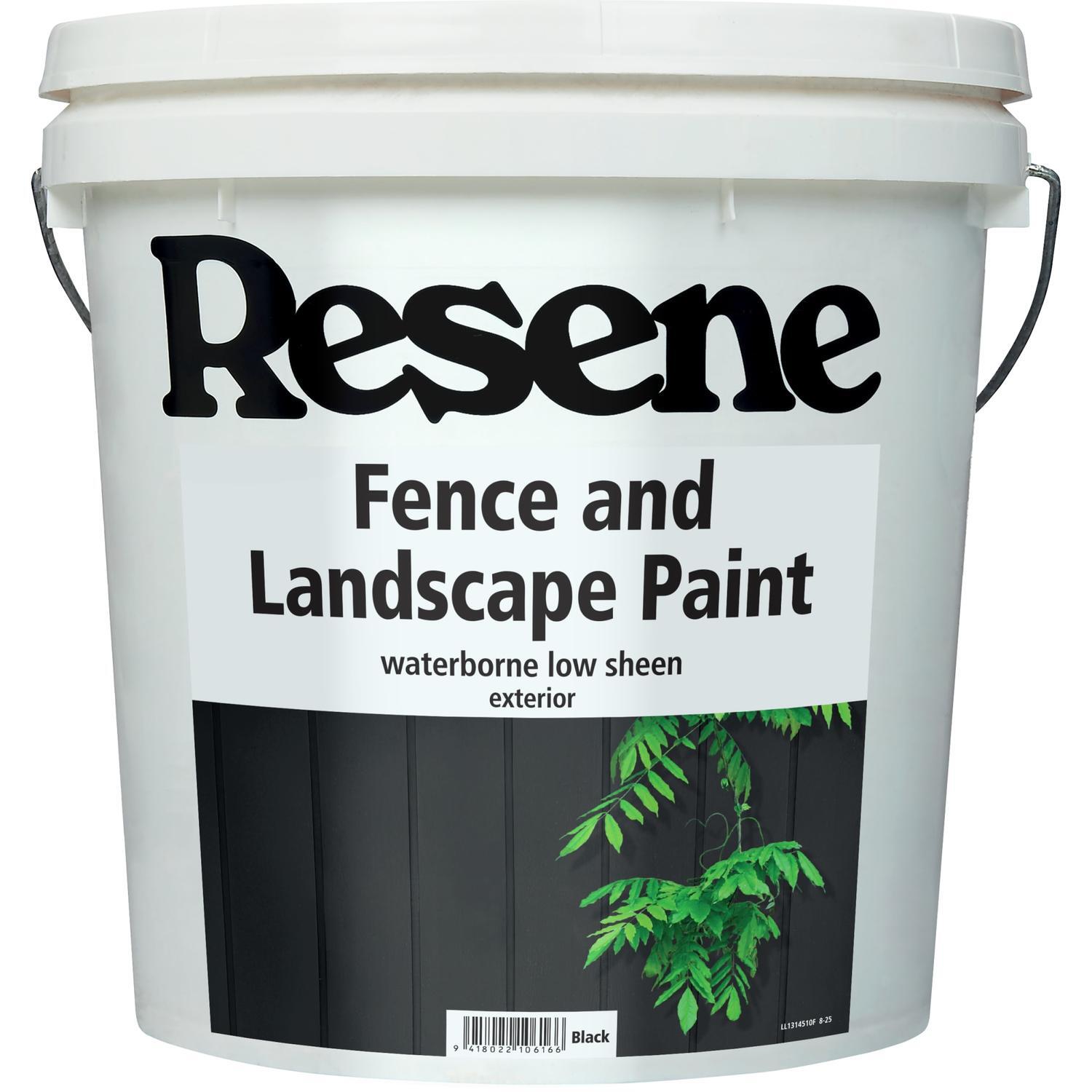 Black Fence and Landscape Paint 10L Black