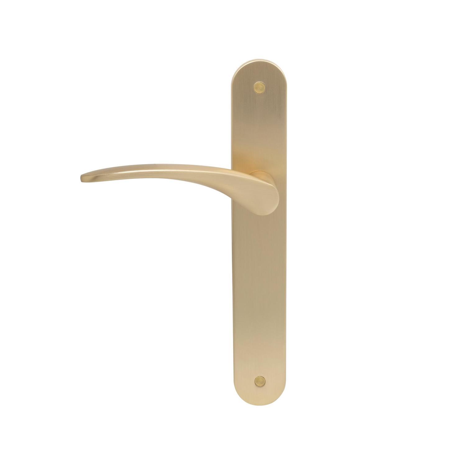 Apollo Longplate Dummy - RH  - Matt Satin Brass