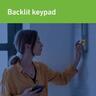 Wireless Keypad For Garage Door Opener  Grey