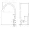 Gooseneck Sink Mixer Chrome