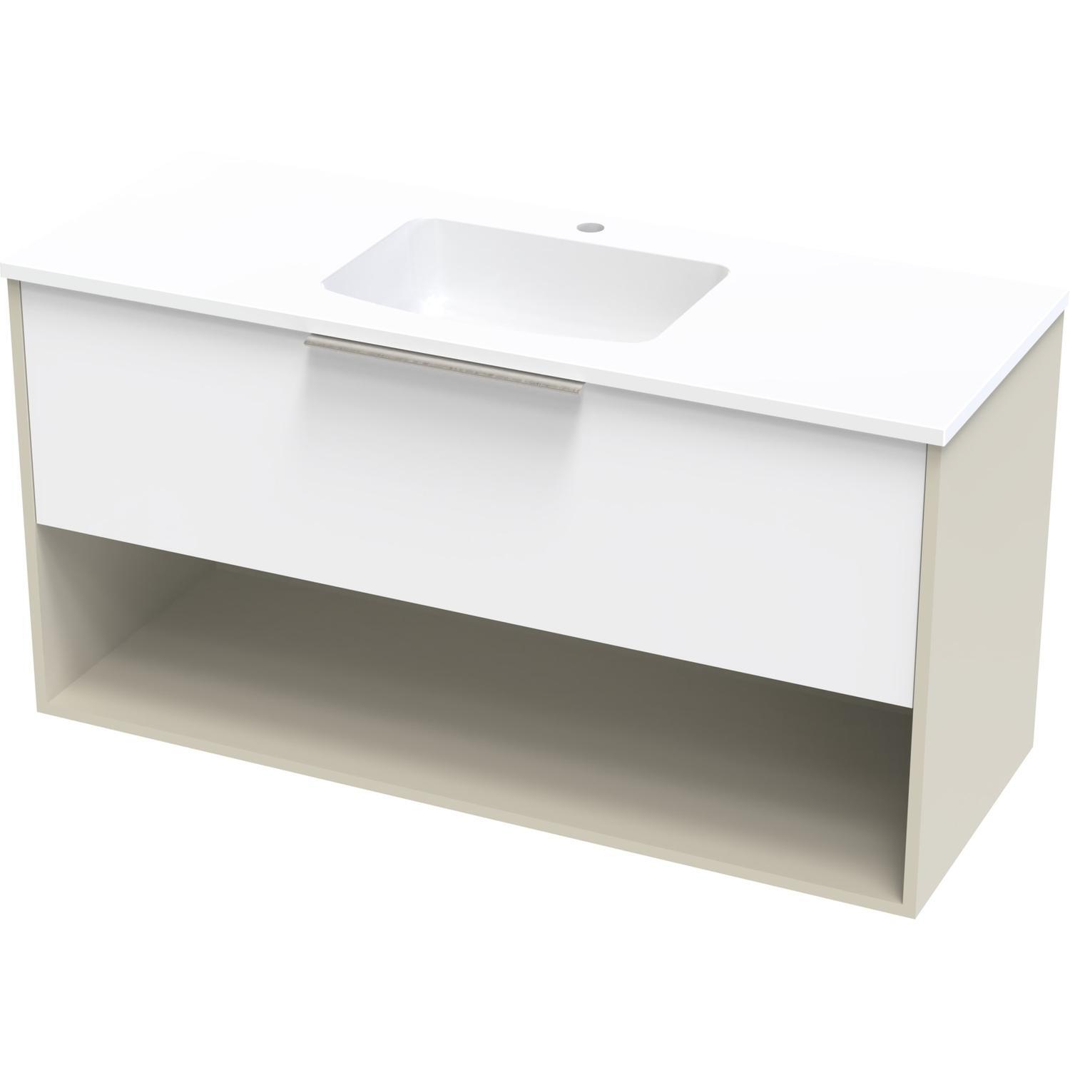 Nikau Grove 1200 Drawer Open Ultra Gloss White/Colour