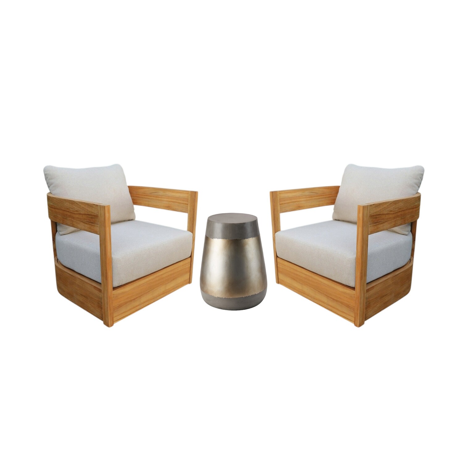 Outdoor 3 Piece Lounge Setting