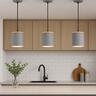 Steps Pendant 12cm Grey