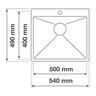 HafeleHome Cubo 500 Laundry Bowl
