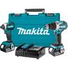 2 Piece Hammer Drill Driver / Impact Driver Kit 18 Volt