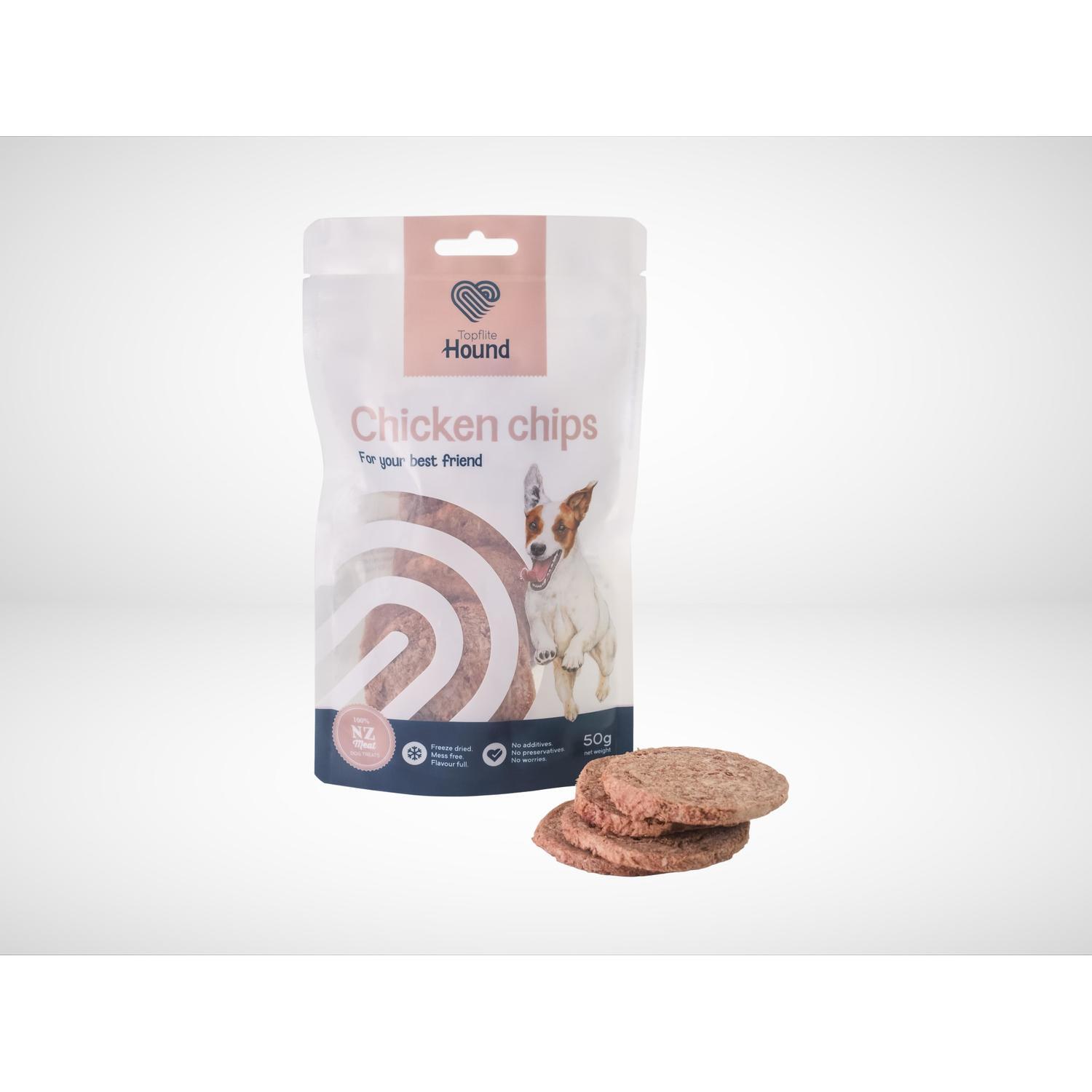 Chicken Chip Dog Treat Snack Pack 50 g