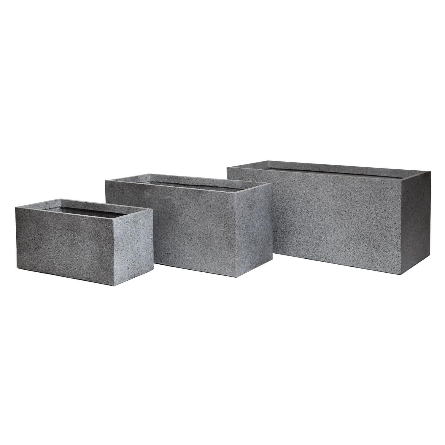 Clayfibre Trough Granito Medium Grey