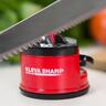 Kleva Sharp Knife Sharpener 7cm x 7cm Red