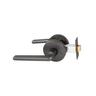 Medio Plus Series Alba Privacy Lever Set with QuickFix Graphite