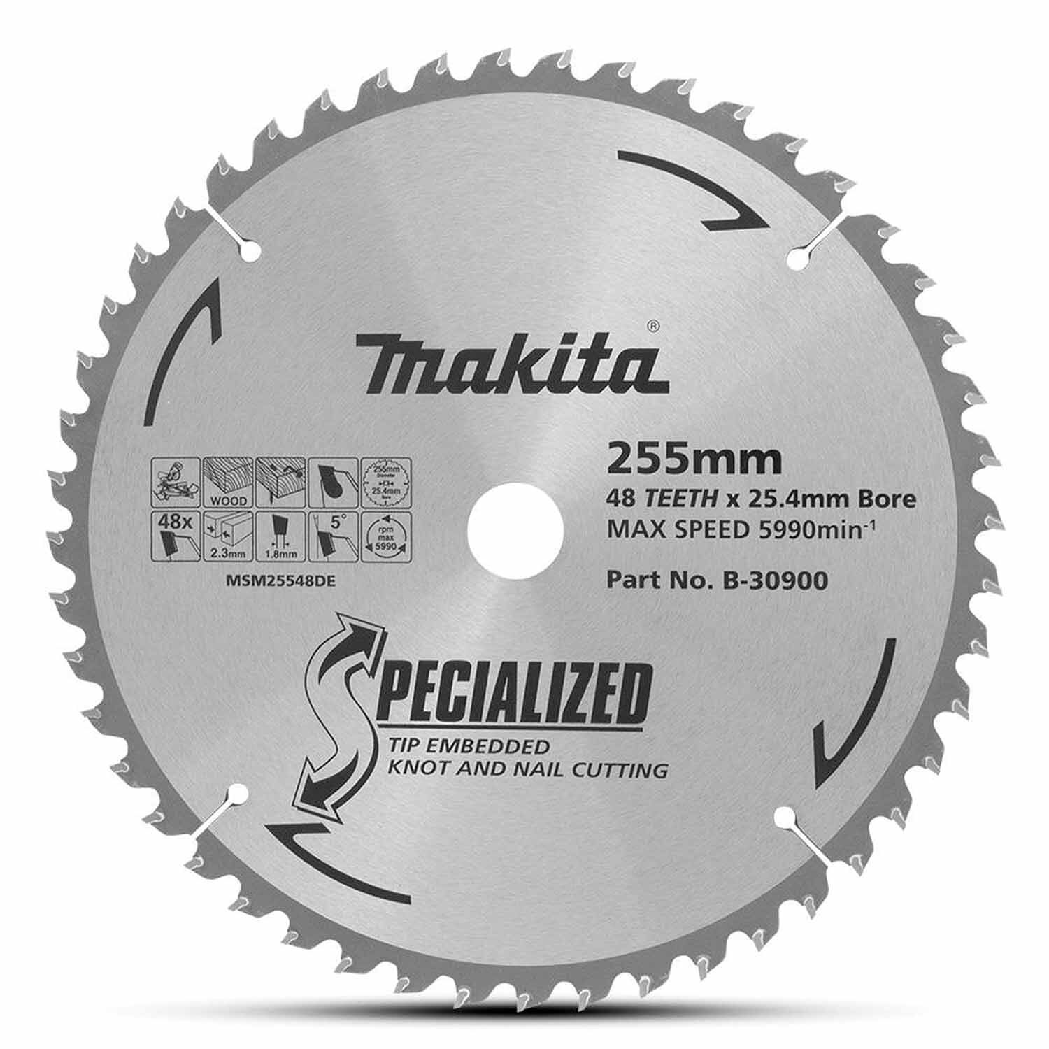 Knot and Nail Cutting Saw Blade