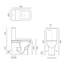 Overheight Back To Wall Toilet Suite