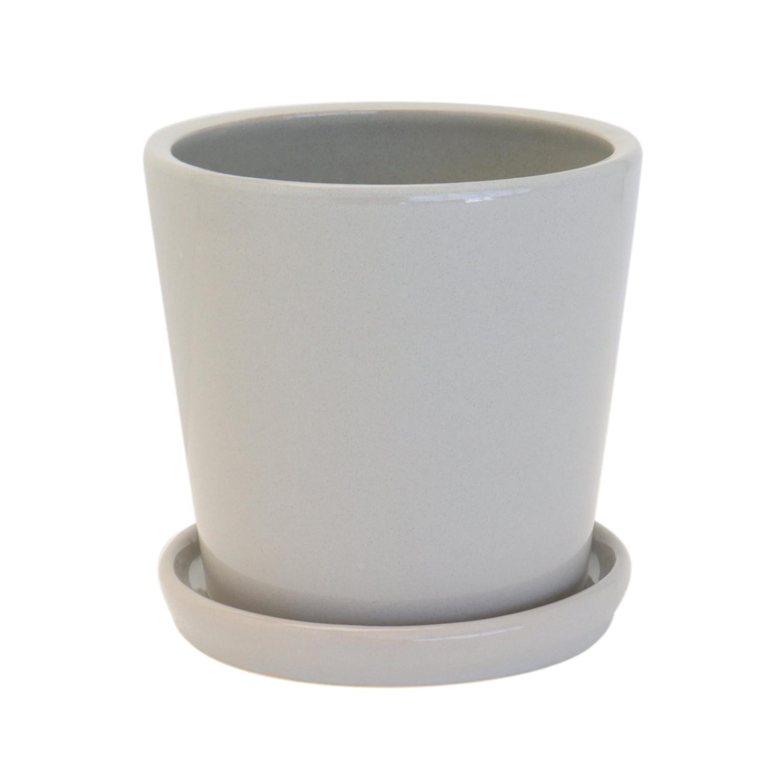 Glazed Round Pot