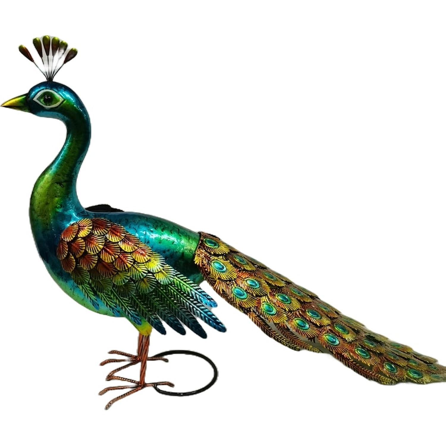 Metal Peacock Ornament Garden Decor