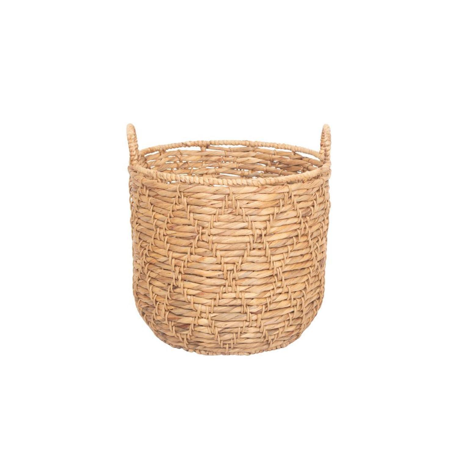 Indoor Water Hyacinth Lea Basket L