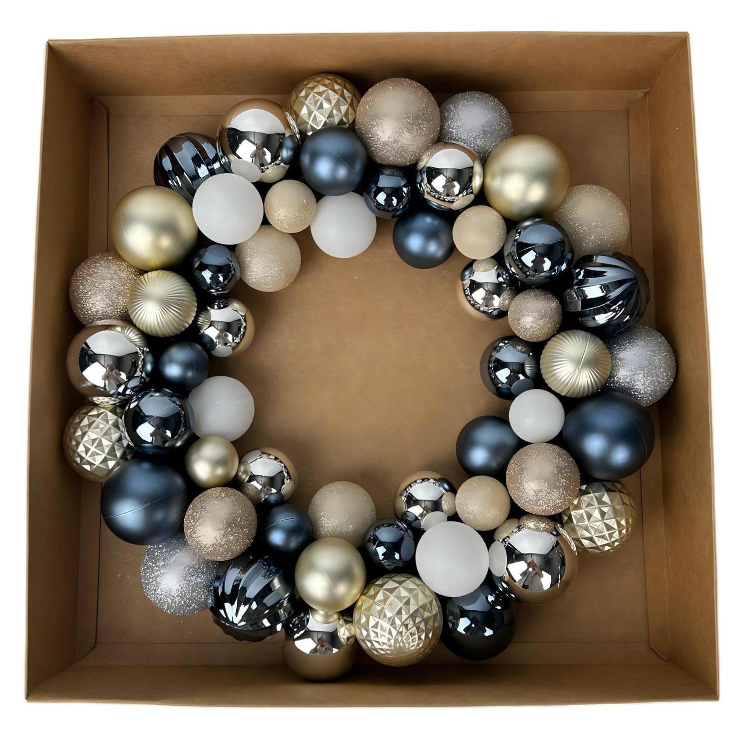 Christmas Wreath Gold & Silver