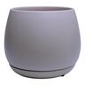 Indoor Addie Pot and Saucer 13cm Grey