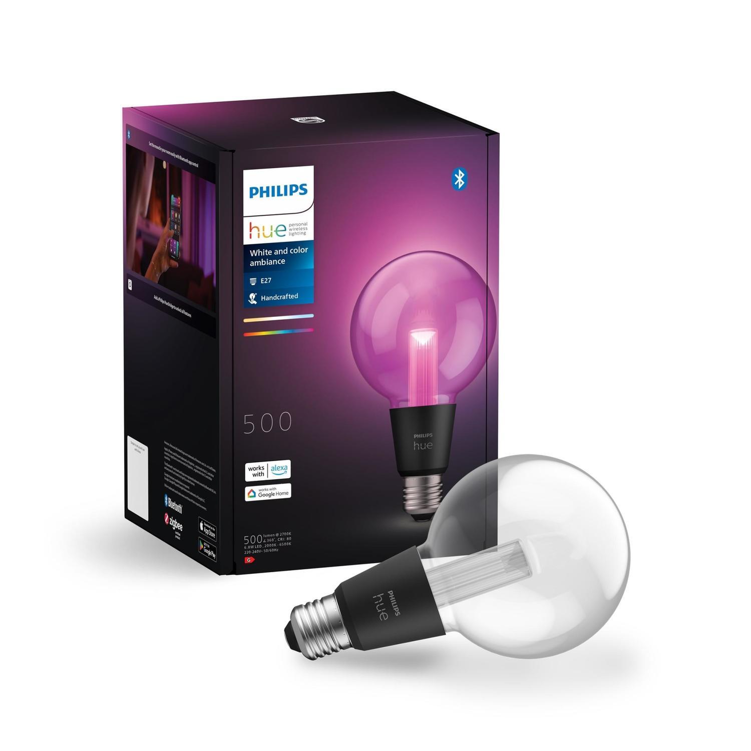 Philips Hue Lg G95 E27 500Lm Bulb 6.8 Watt Clear