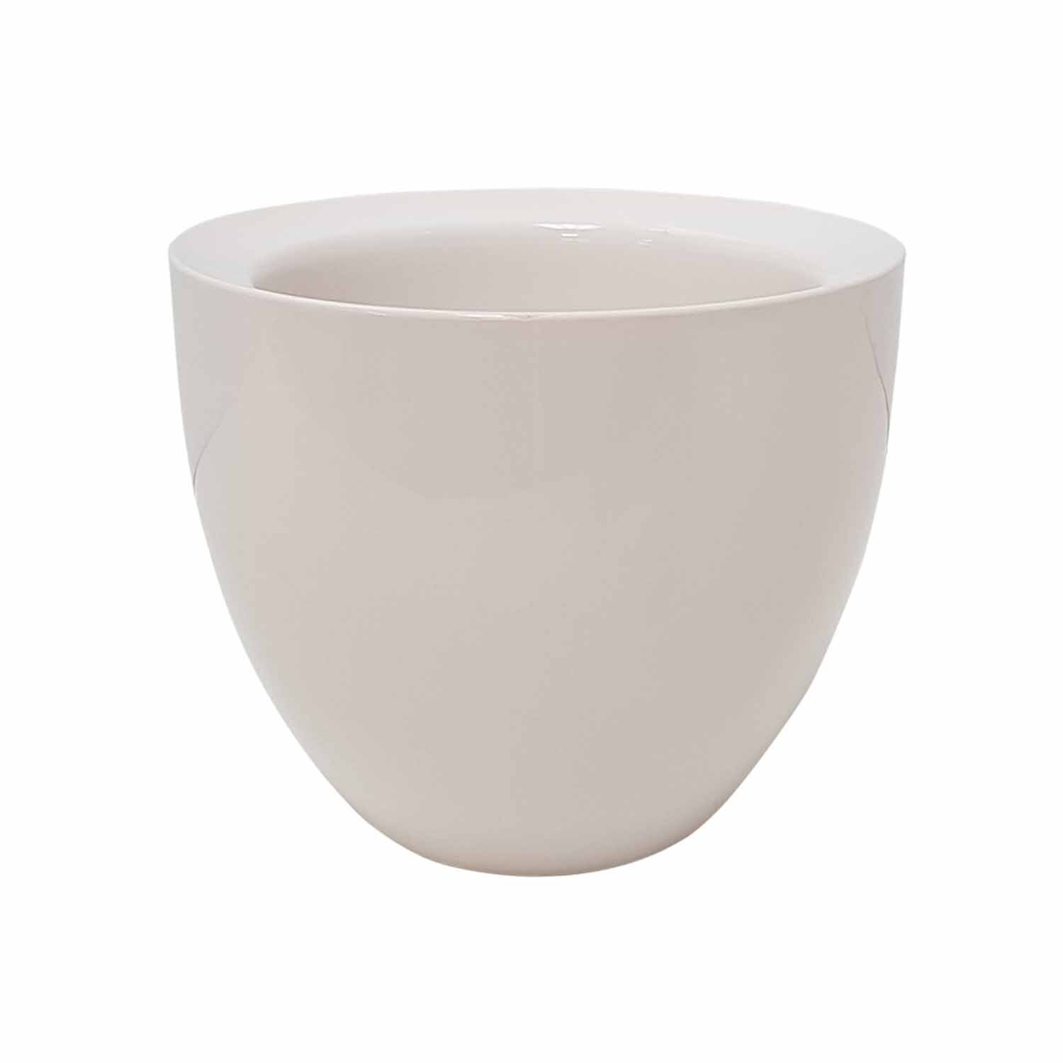 Round Rim Indoor Ceramic Pot
