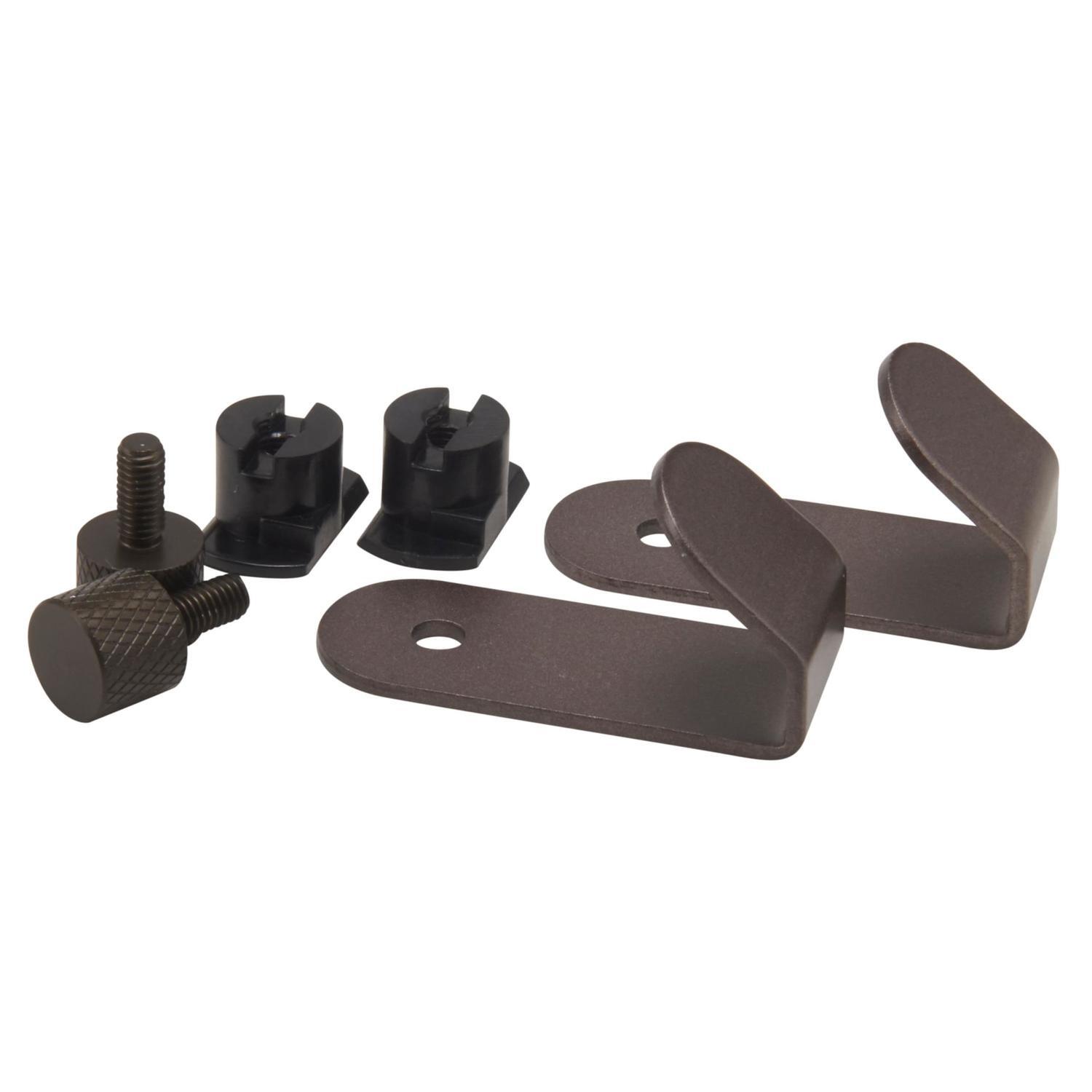 Mounting hook Steel powder coated finsih browned steel