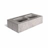 Grey Block 90 x 390 x 140mm