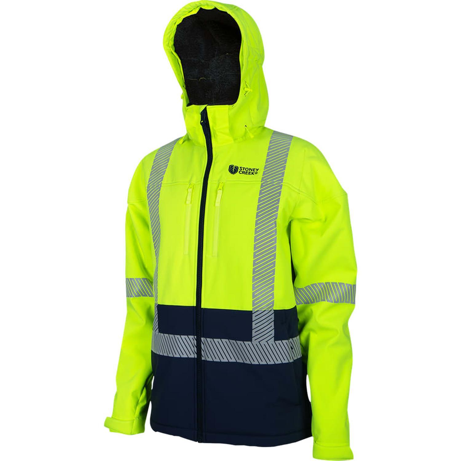 Hi-Vis Toaster Jacket Small Yellow/Navy