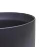 Indoor Adelle Pot and Saucer 18cm Black