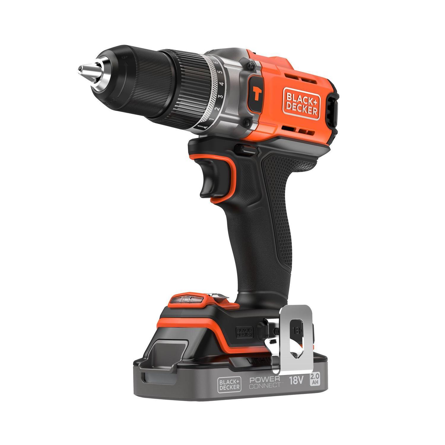 18V POWERCONNECT Cordless Hammer Drill Kit with 2.0Ah Battery