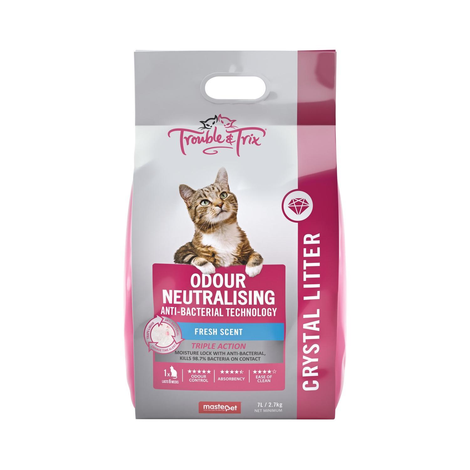 Anit-bacterial Crystal Cat Litter 7 litre