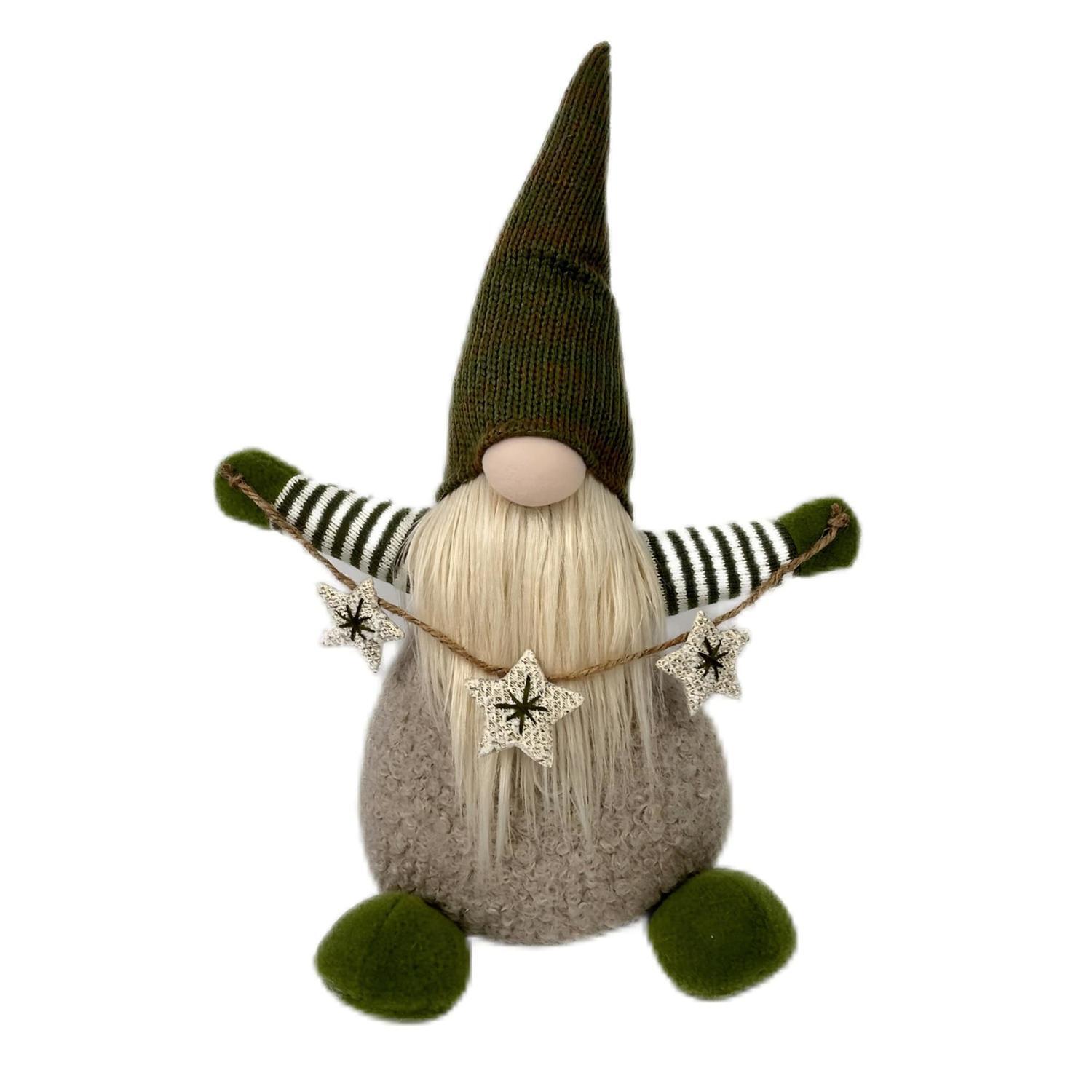 Christmas Gnome Short With Star Green