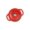 Casserole Dish Cast Iron Enamel 100mm Red