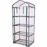 Mini Greenhouse 4-Tier H: 158cm, W: 69cm, D: 49cm Black & Green