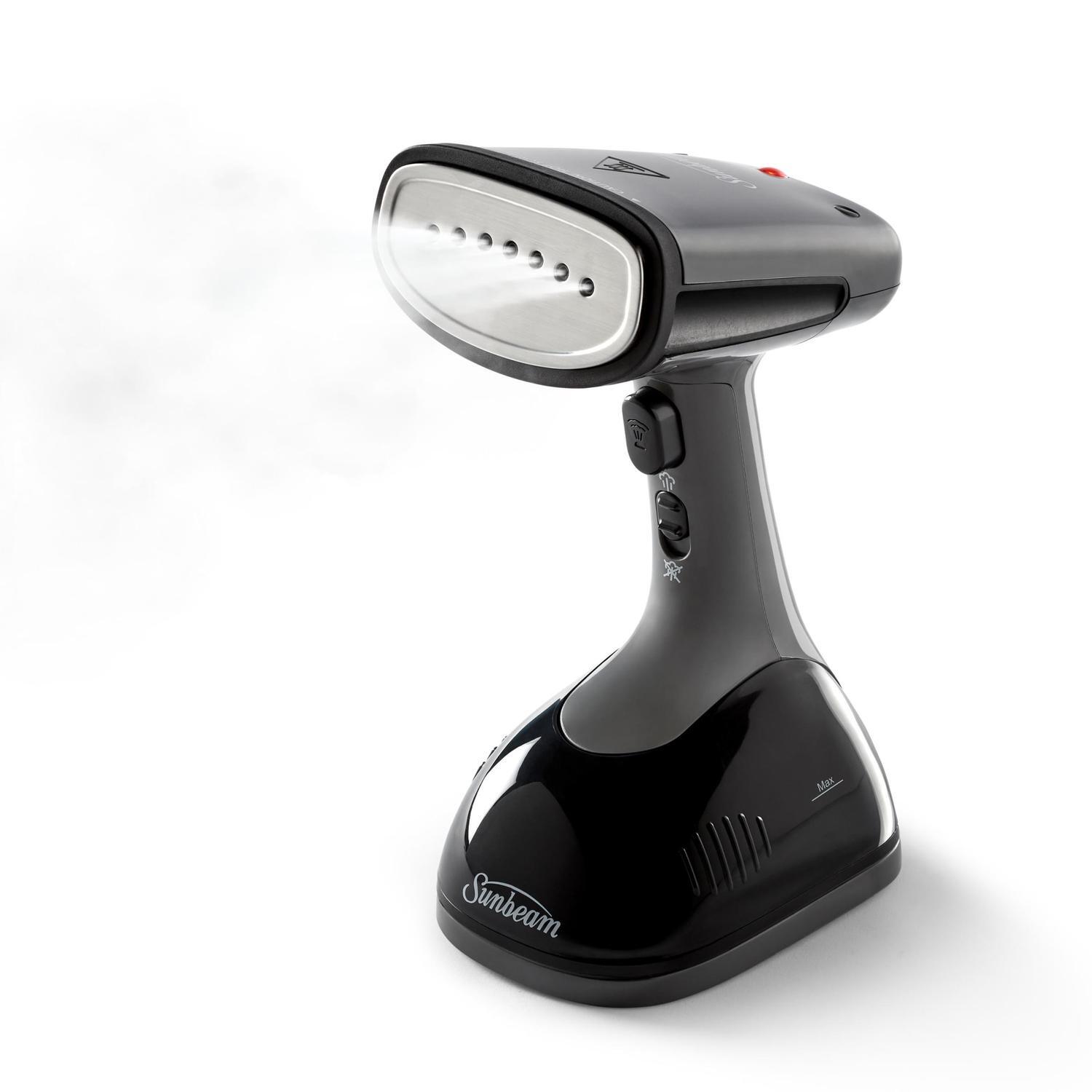Tackle tough wrinkles fast with a powerful handheld steamer designed for effortless everyday use. Featuring a strong shot of steam for stubborn creases and continuous steam for quick de‑wrinkling, it keeps clothes looking fresh with minimal effort.