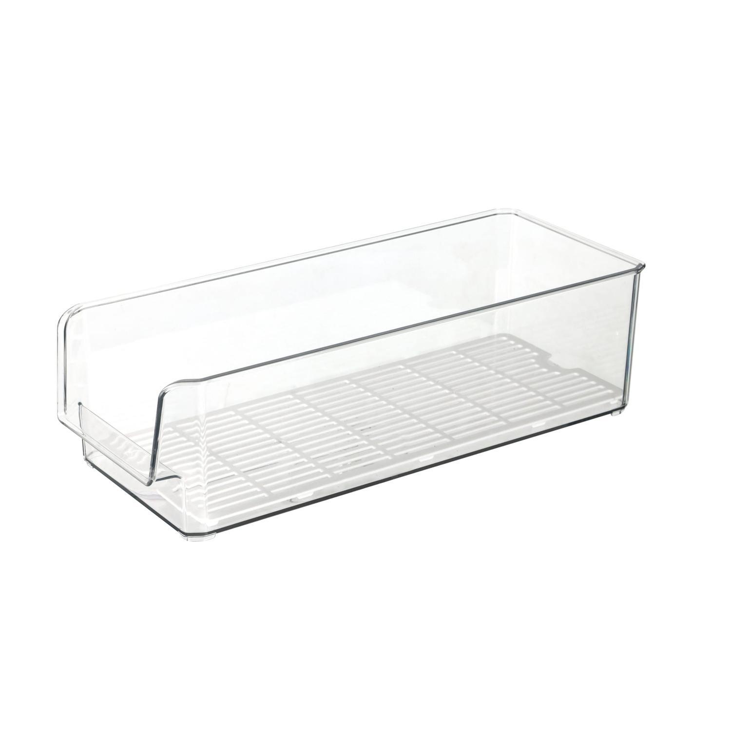 Short Fridge Bin 380 x 180mm Clear