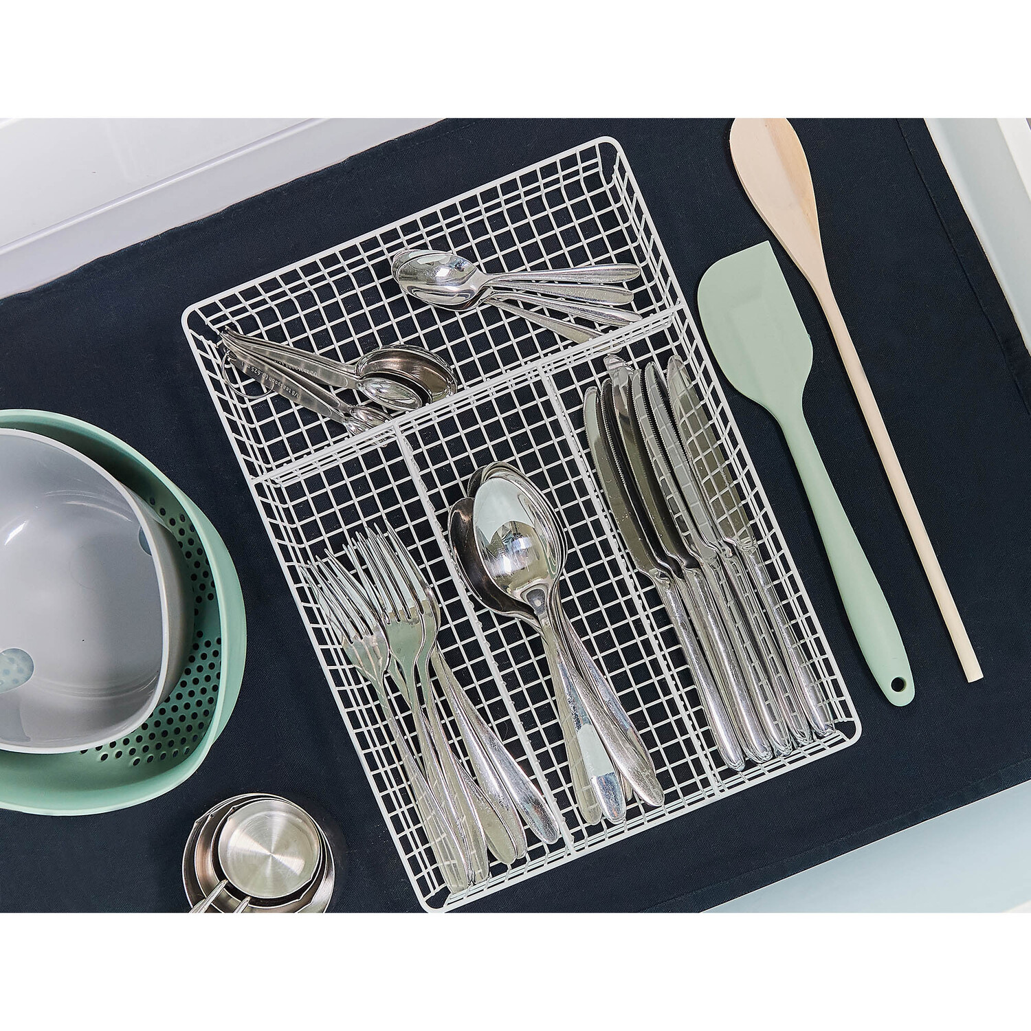Cutlery Tray Wire White