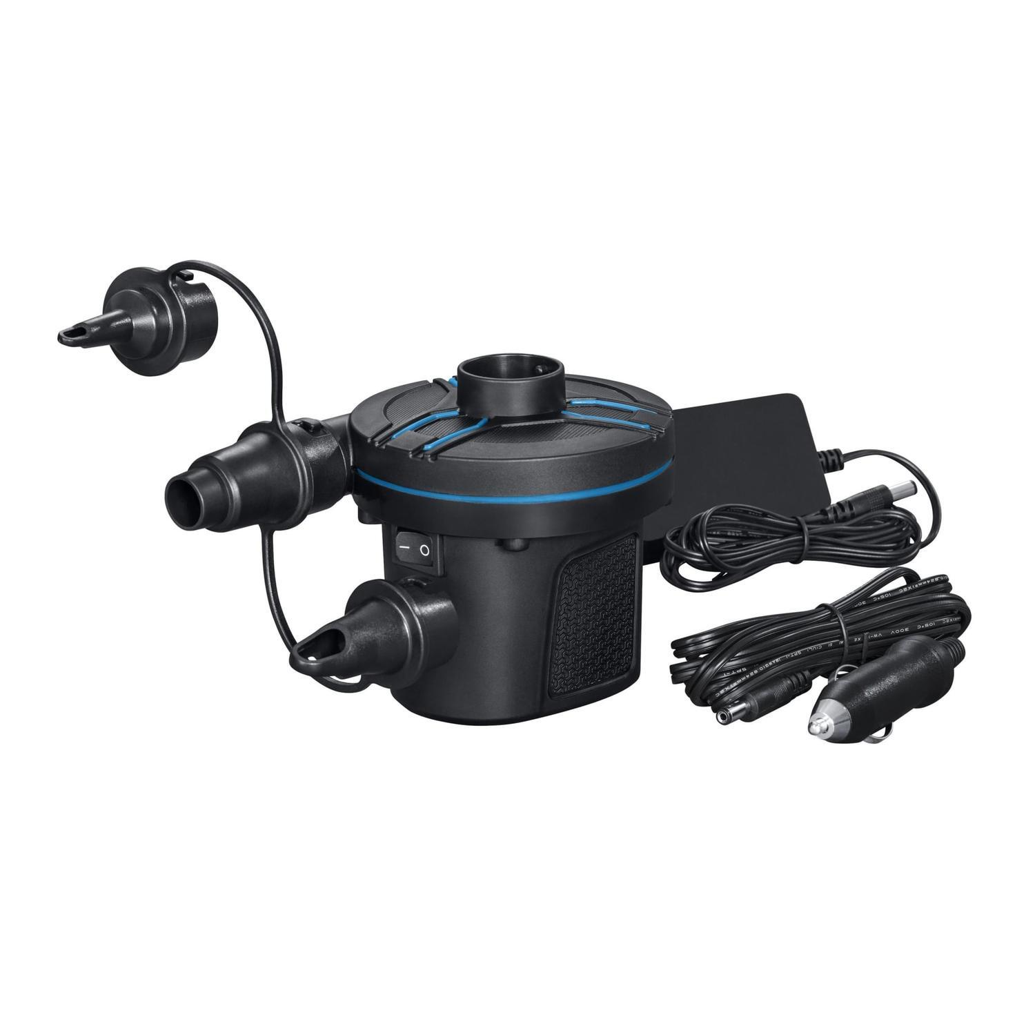 Powertouch™ Ac/Dc Electric Air Pump AC220~240/DC12 Black, Blue