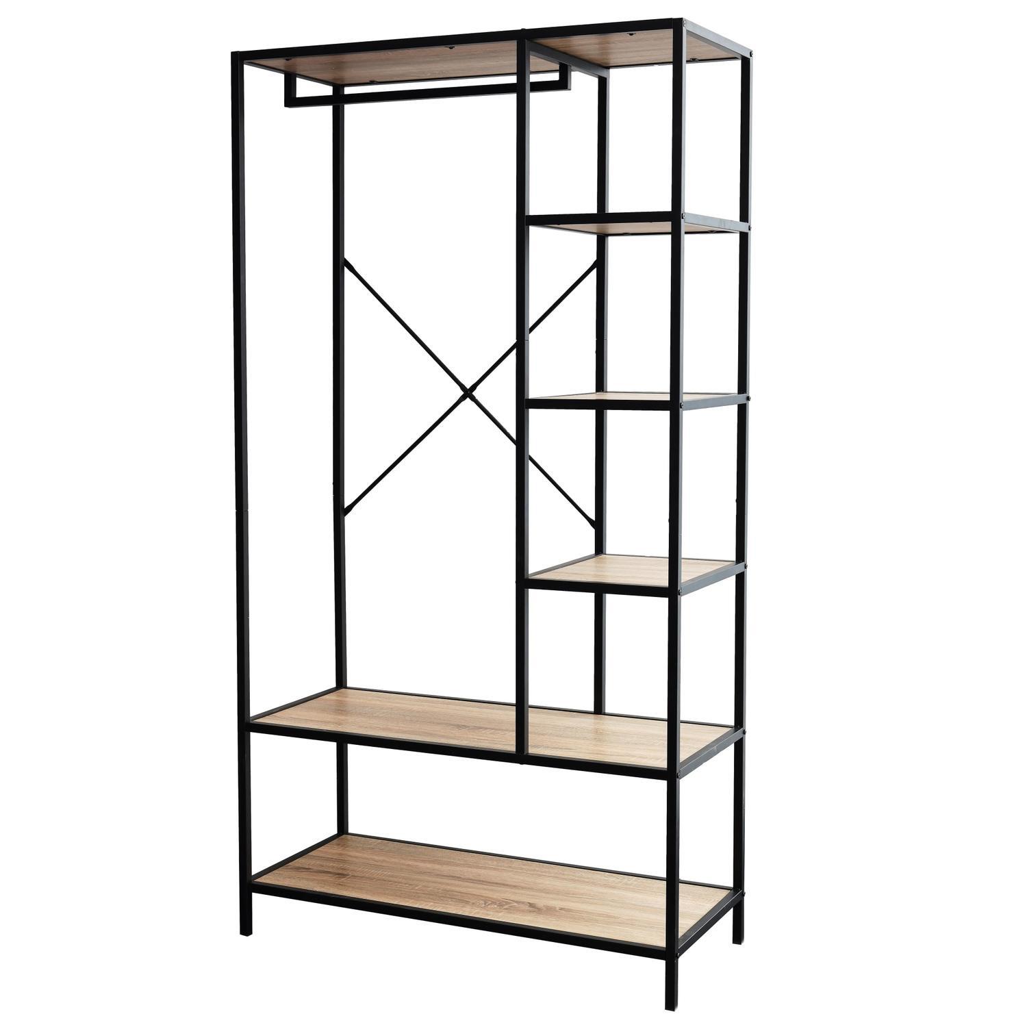 Wardrobe Free Standing 5 Tier H: 1900 mm, W: 1000 mm, D: 440 mm