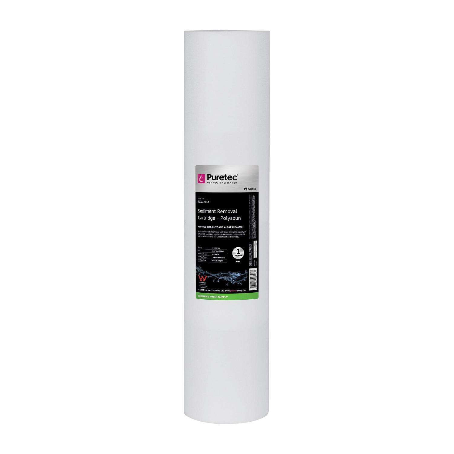 Sediment Maxi PX01MP2 Water Filter Cartridge 20 inch Large White