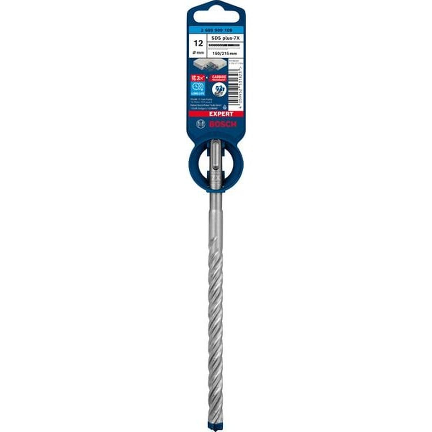 SDS Plus-7x Hammer Drill Bit 12 x 150 x 215mm
