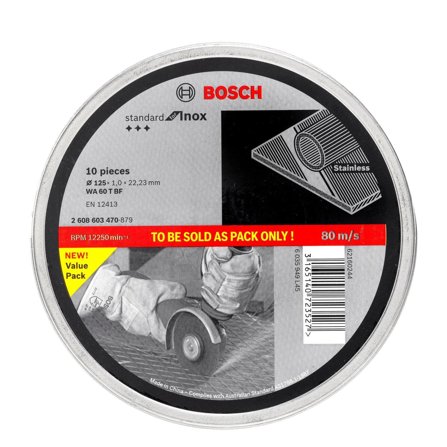 Cutting Disc Inox 10 Pack Stainless Steel