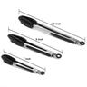 Tong Trio 3Pce Stainless BBQ Tong Set