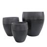 Vase Terrazzo Pot M Black Gloss
