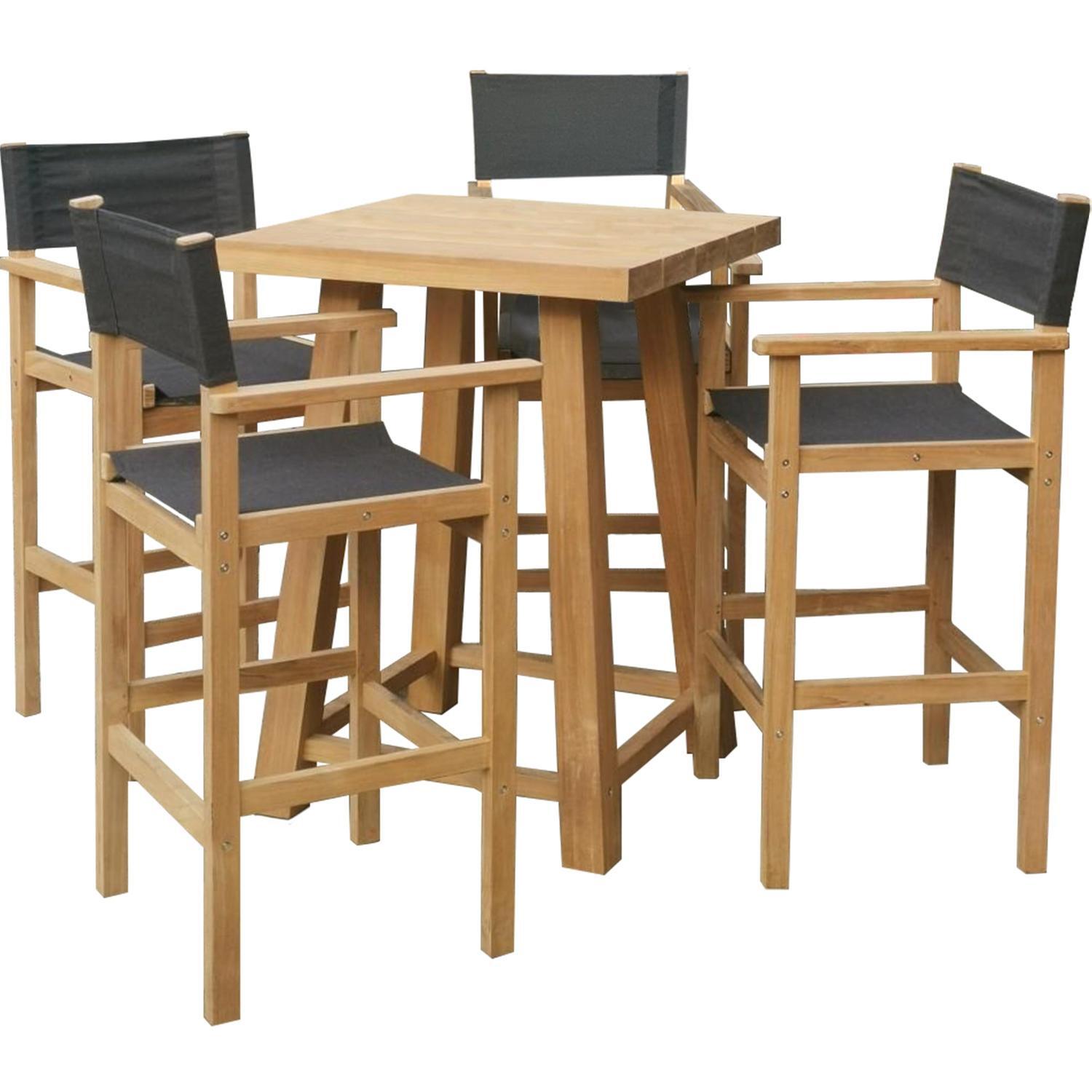 5 Piece Outdoor Bar Setting