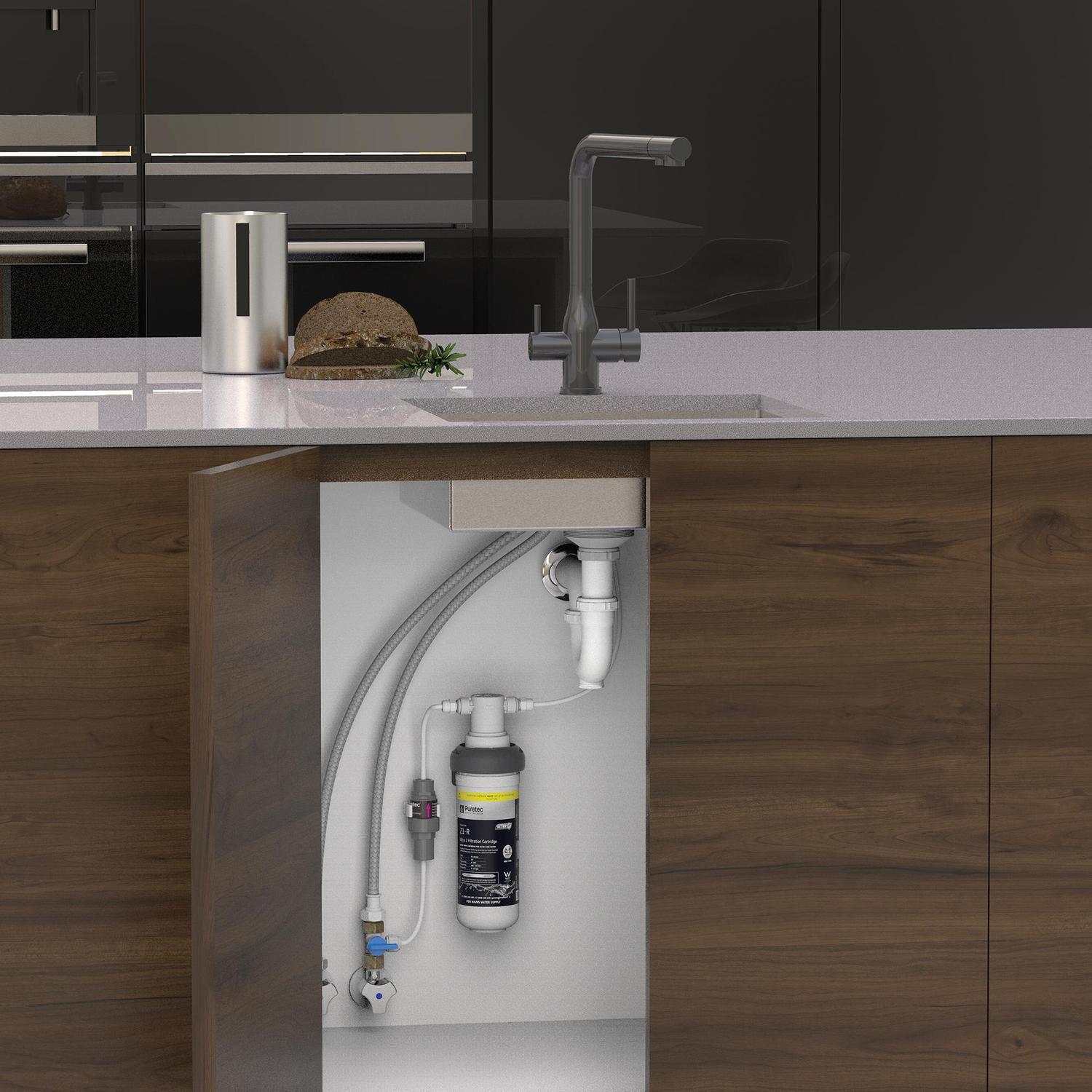 Elite E20 Water Filter Sink Mixer  Gunmetal